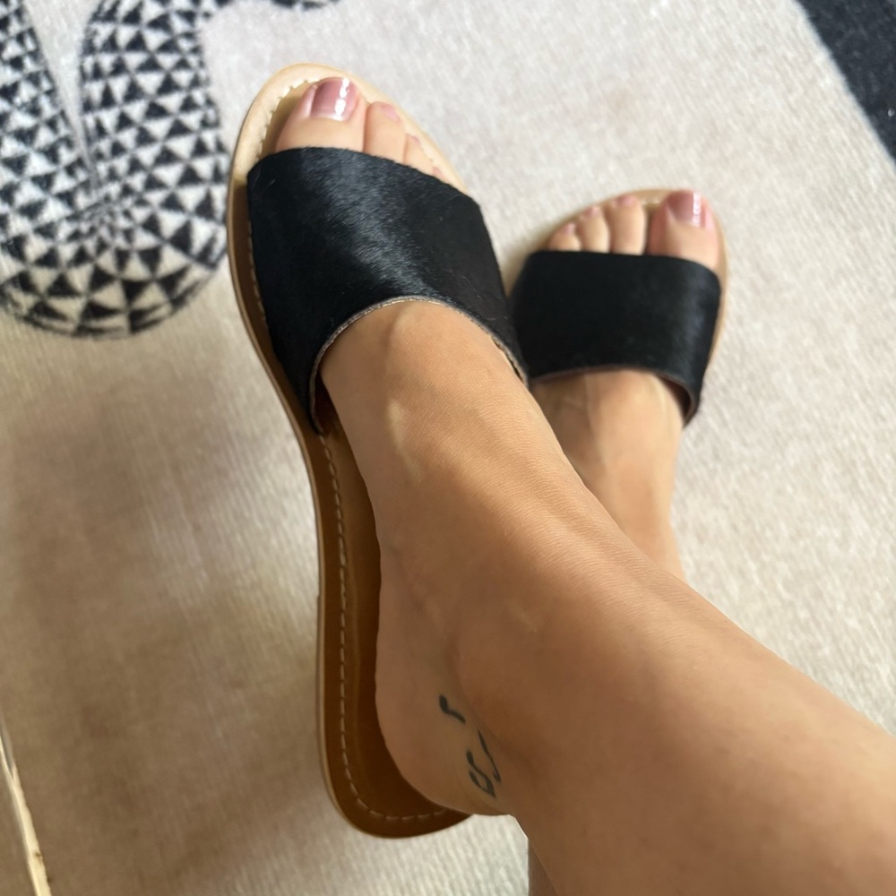 Coconuts by Matisse Black Slide Sandals